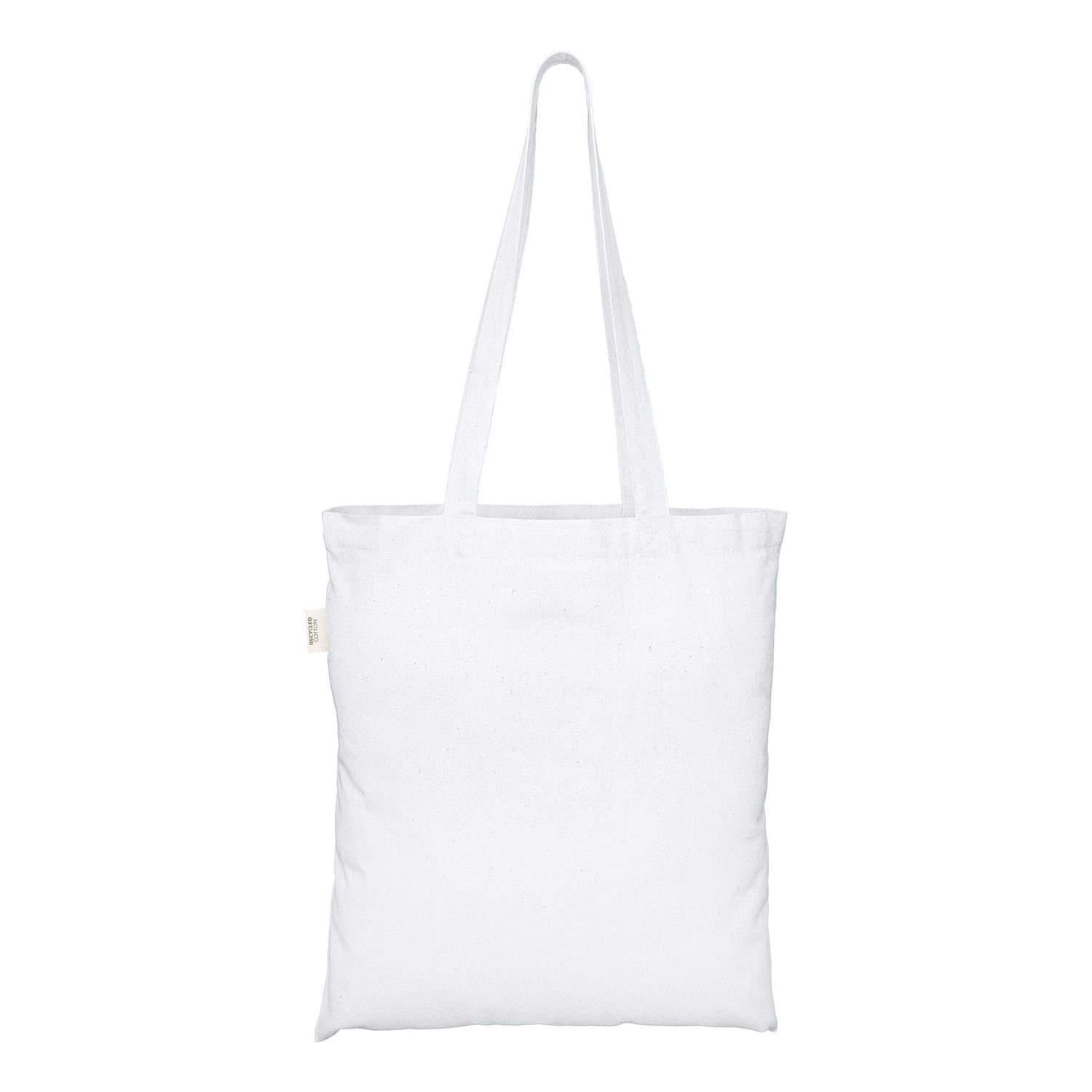 EcoTote EcoTote Men's Cotton Tote Bag in White