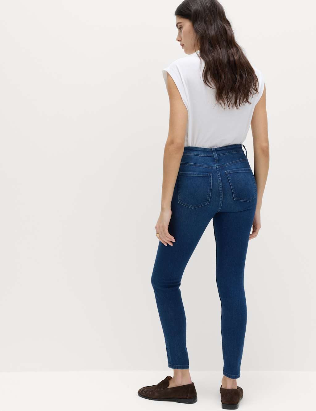 Marks & Spencer M&S Ivy Skinny Jeans Dark Indigo - 4