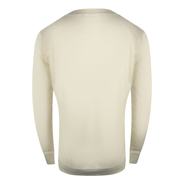 Cavalli Class Cavalli Class Men's Taped Shoulder Beige Sand Sweatshirt - 2