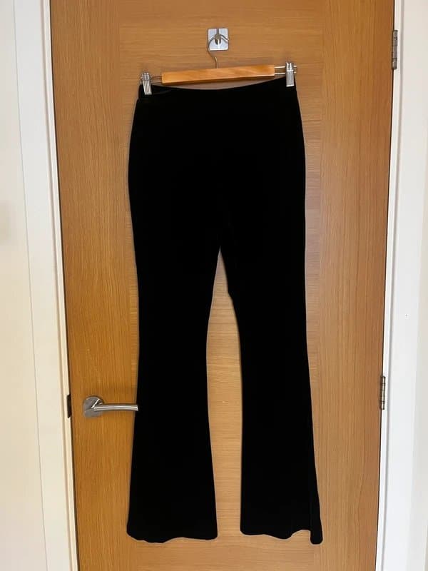 ASOS ASOS velvet flare trousers