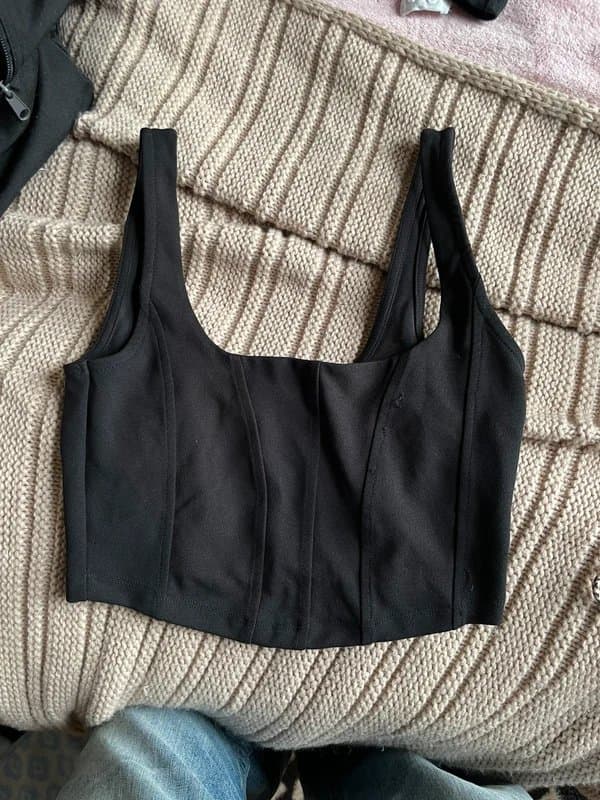New Look corset style top size s
