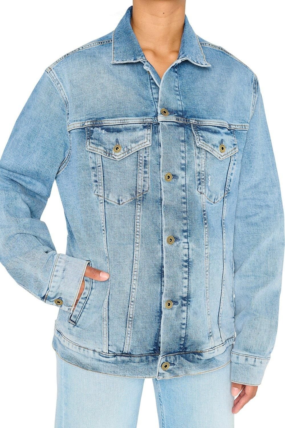 Pepe Jeans Pepe Jeans Women's Boyfriend Denim Jacket in Blue - 2