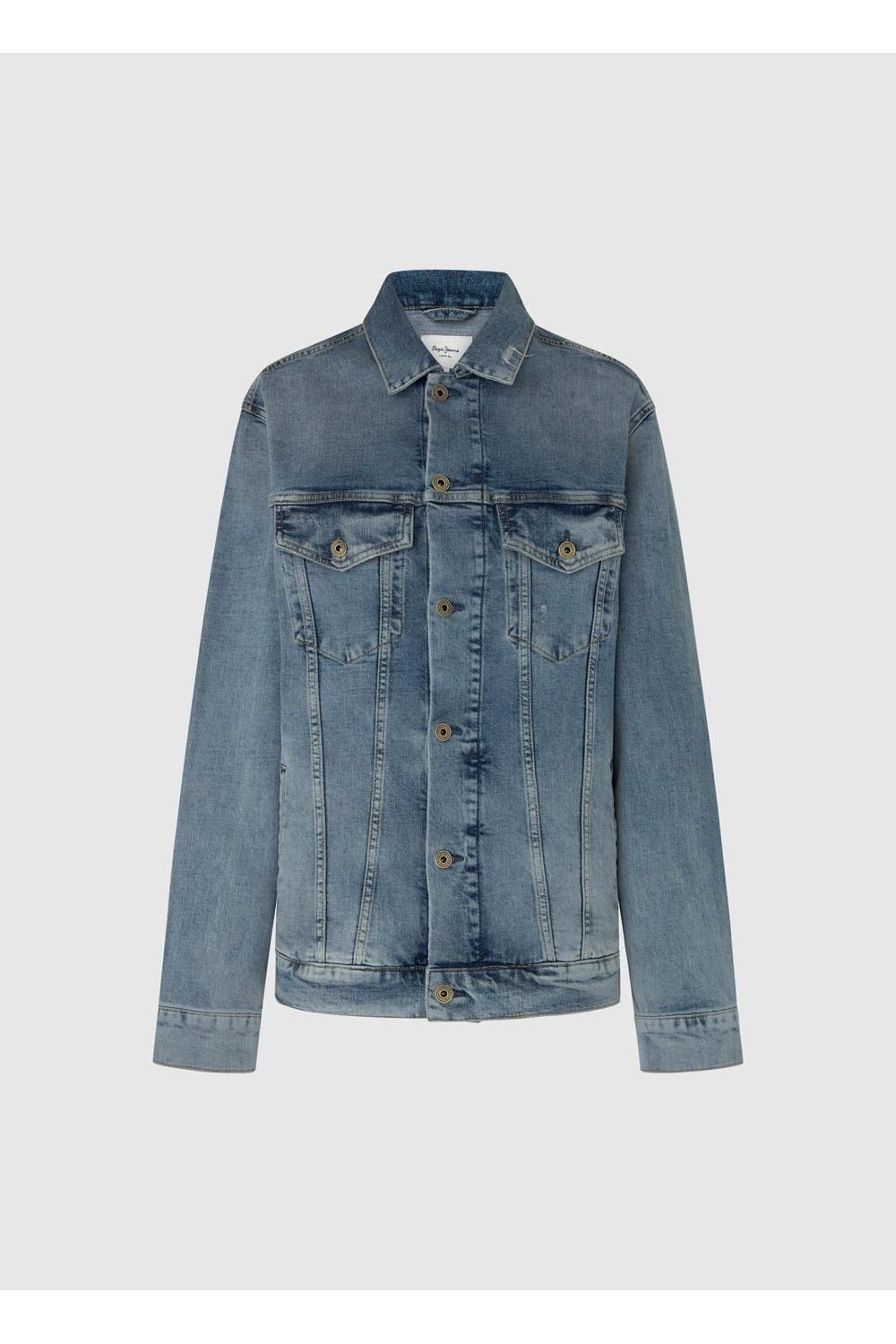 Pepe Jeans Pepe Jeans Women's Boyfriend Denim Jacket in Blue - 3
