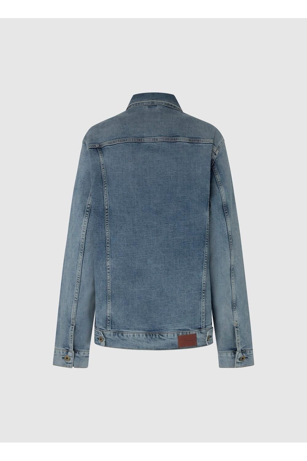 Pepe Jeans Pepe Jeans Women's Boyfriend Denim Jacket in Blue - 4