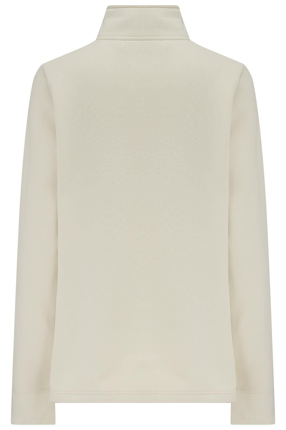 Lighthouse Clothing Lighthouse Clothing Women's Shore Sweatshirt Cotton Funnel Neck Jersey in Natural - 2