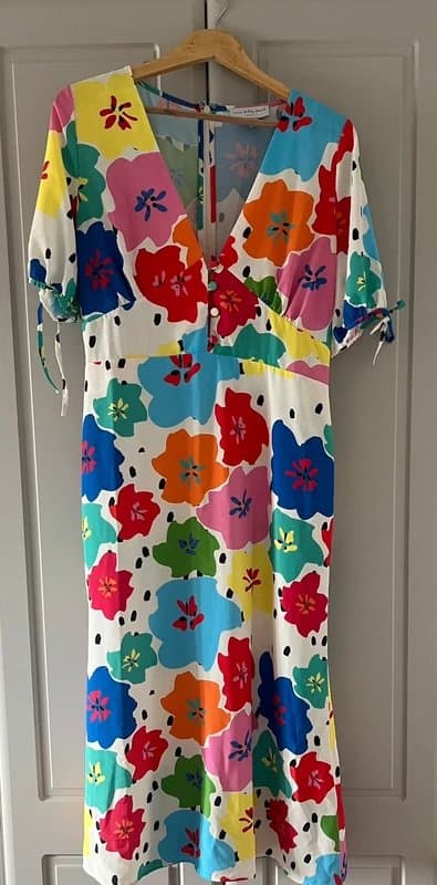 Never Fully Dressed Never Fully Dressed Multi Colour Dotty Morgan Dress Size 12
