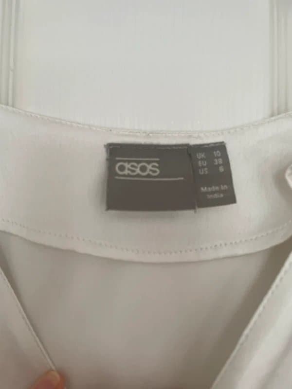 ASOS White satin cami Asos