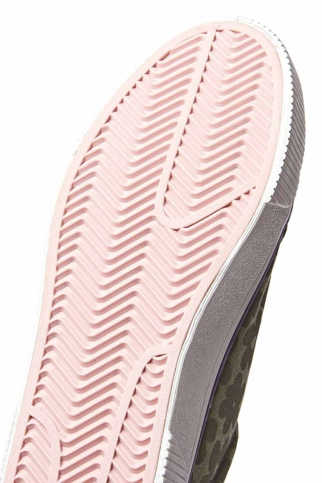 Moshulu Moshulu Women's 'Levan' Chunky Canvas Trainers in Green - 2