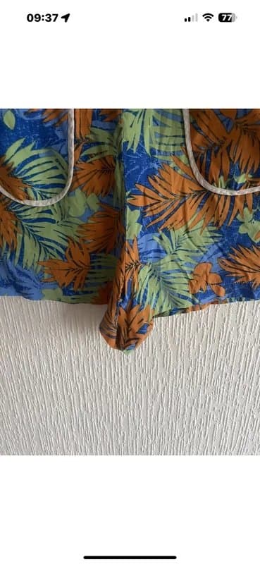 River Island Green Blue Orange Tropical Print Playsuit 8