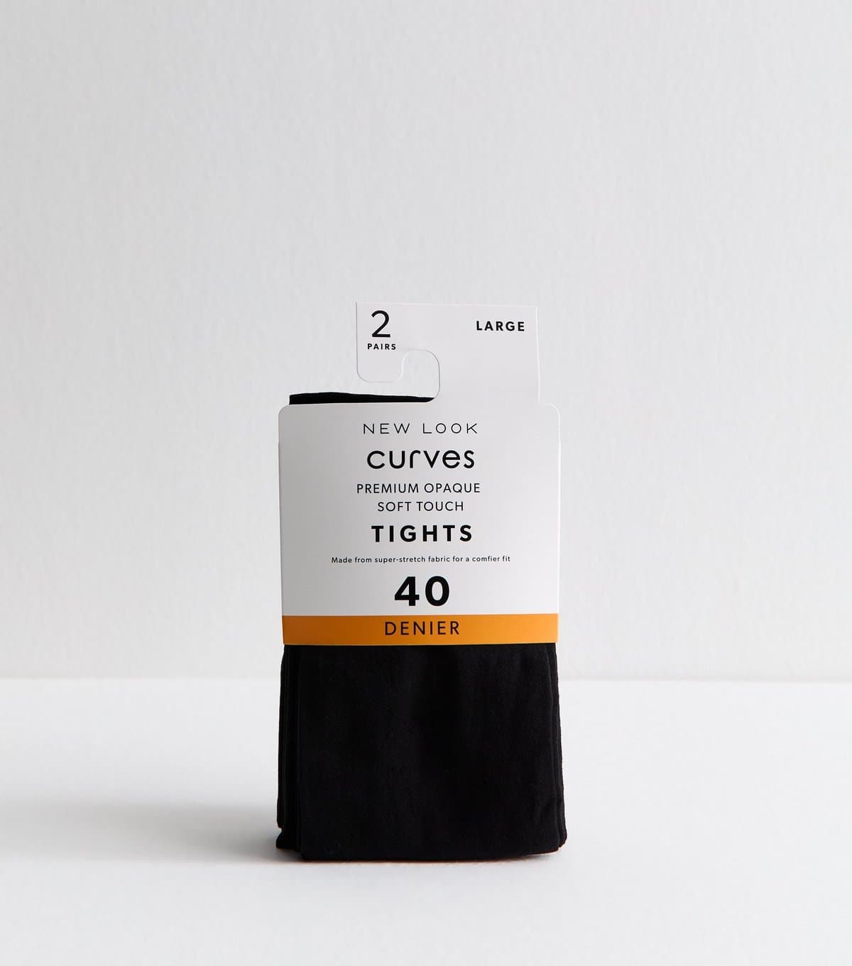 New Look New Look Black 40 Denier Tights Plus Size 2 Pairs