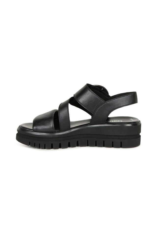 Gabor Gabor Women's 'Amarillo' Wedge Heel Sandals in Black - 2