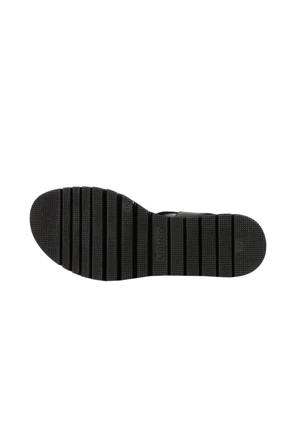 Gabor Gabor Women's 'Amarillo' Wedge Heel Sandals in Black - 4
