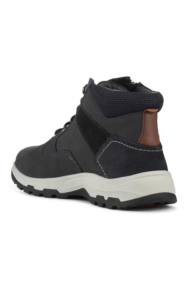 Easyfit Easyfit Men's Extra Wide Zip & Lace Walking Boots in Navy - 3