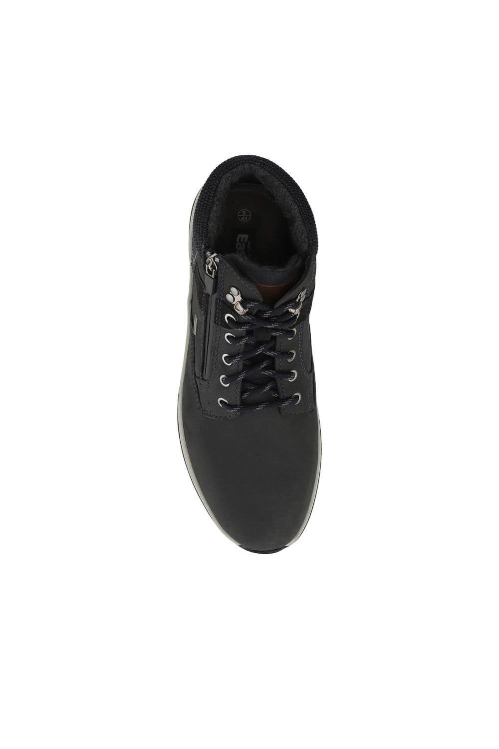 Easyfit Easyfit Men's Extra Wide Zip & Lace Walking Boots in Navy - 4
