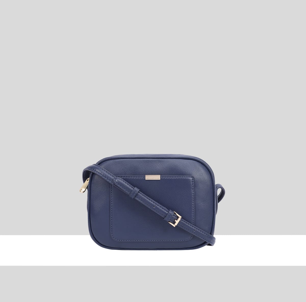 Paul Costelloe Paul Costelloe Women's Sazava Leather Cross Body Bag in Indigo - 1