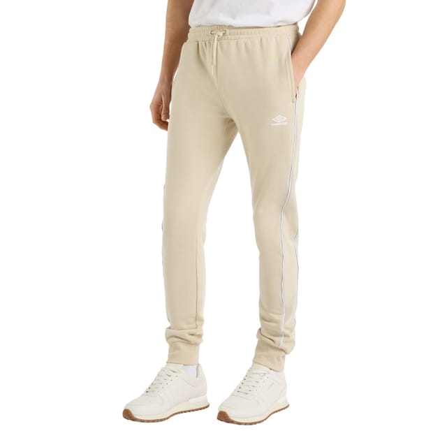 Umbro Umbro Men's Panelled Jogging Bottoms in Medium Beige - 3