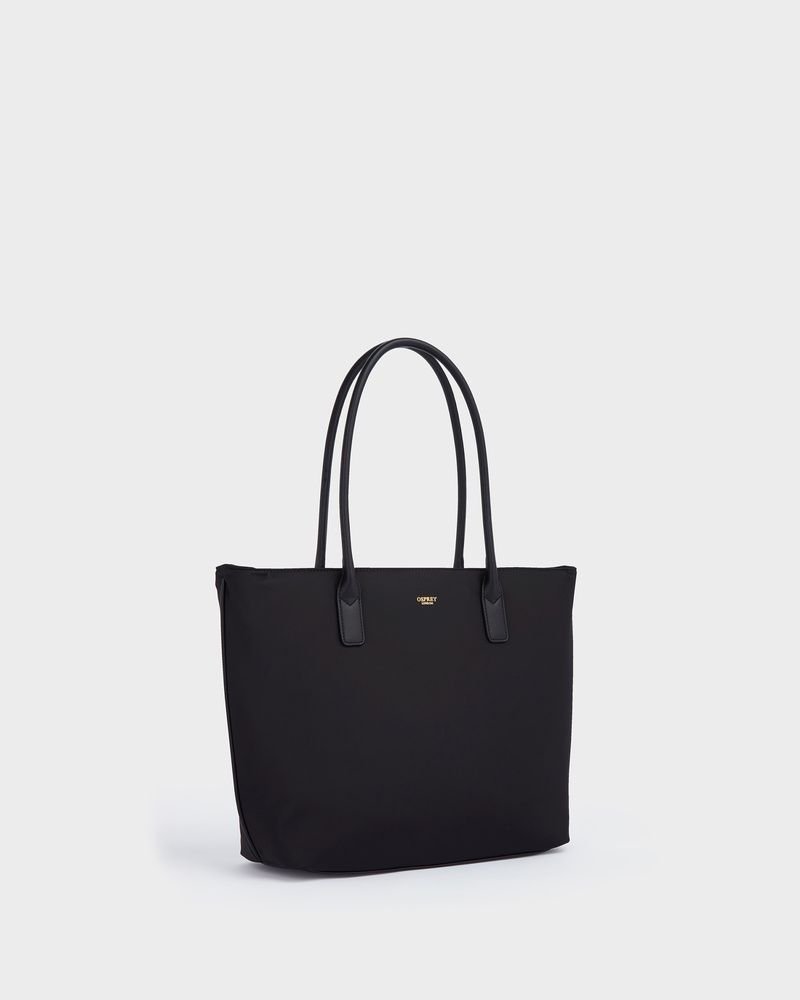 OSPREY LONDON OSPREY LONDON Women's The Voyage Nylon Tote Bag in Black - 3