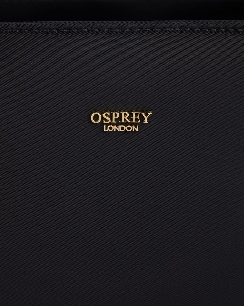 OSPREY LONDON OSPREY LONDON Women's The Voyage Nylon Tote Bag in Black - 4