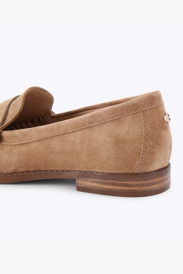 Carvela Carvela Women's 'Avanti Loafer' Suede Flats in Camel - 3