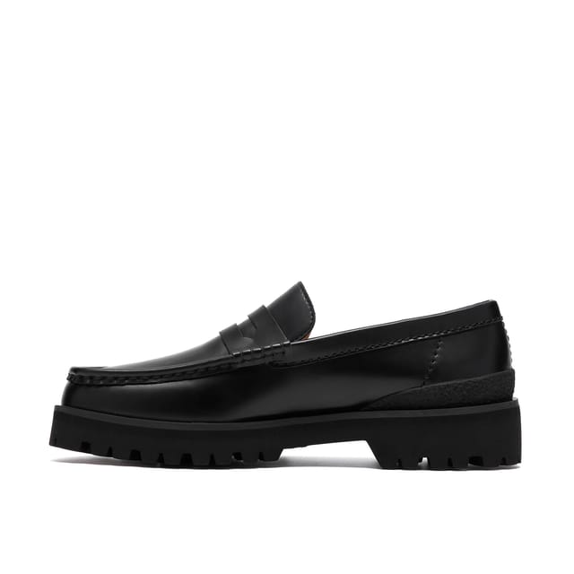 Clarks Clarks Men's Yukoner Penny Black Leather Loafers, Slip Ons - 2