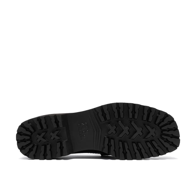 Clarks Clarks Men's Yukoner Penny Black Leather Loafers, Slip Ons - 3