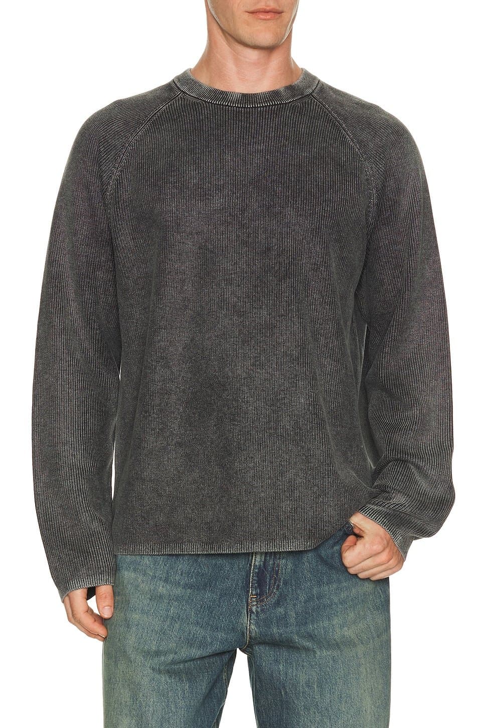 revolve Revolve Washed Black Theory Crewneck Sweater