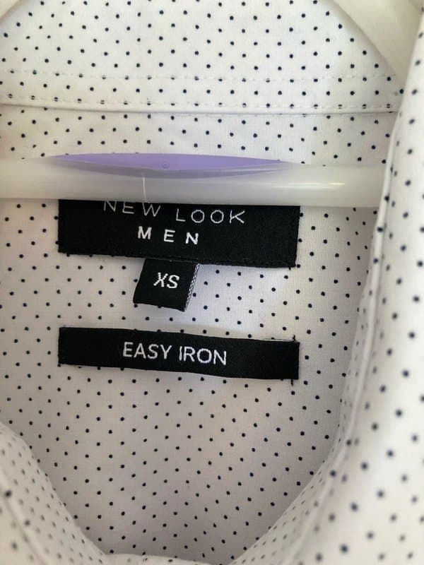 New Look White shirt with small spots