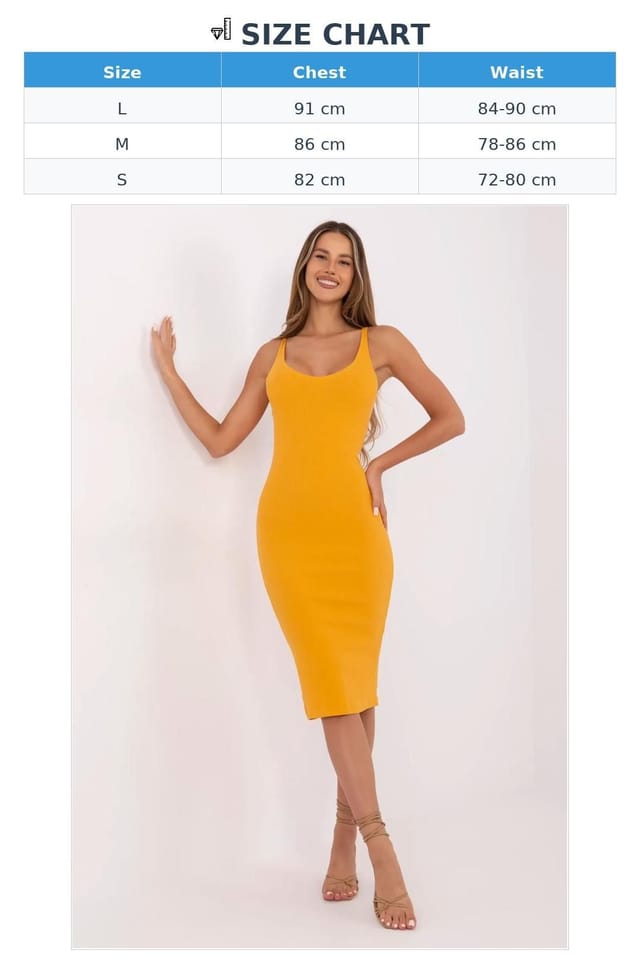 Love Lace Love Lace Women's Striped Midi V Neck Pencil Dress With Straps in Mustard - 3