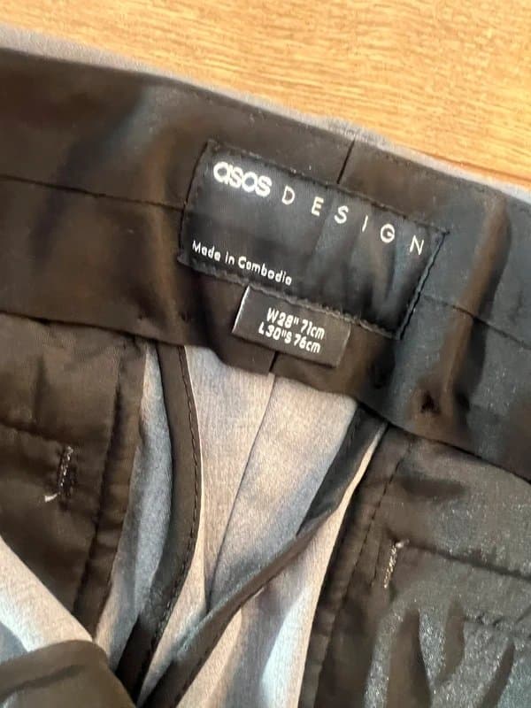ASOS Design Men’s asos design trousers