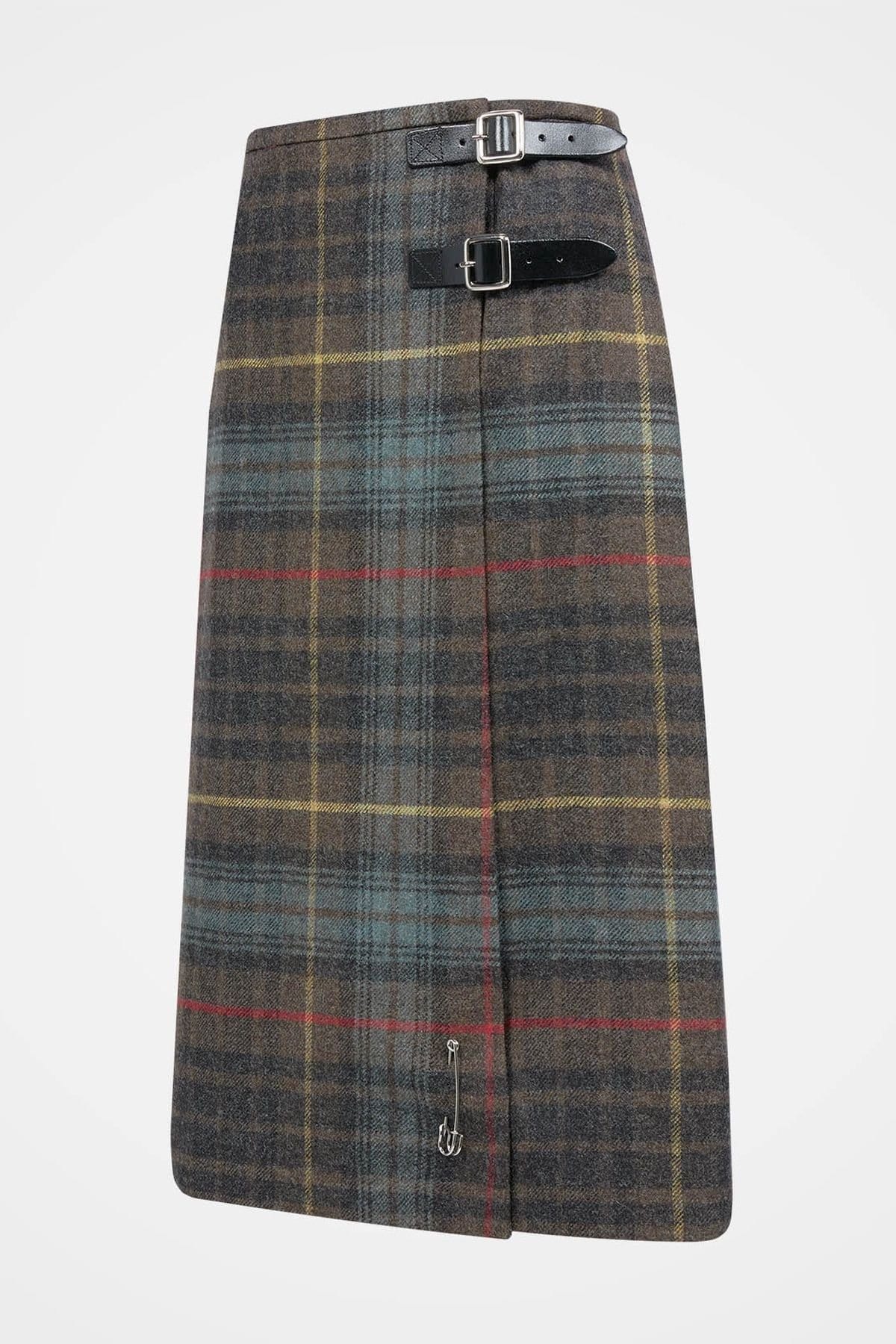 Celtic & Co Celtic & Co Women's British Midi Celt Kilt in Brown - 4