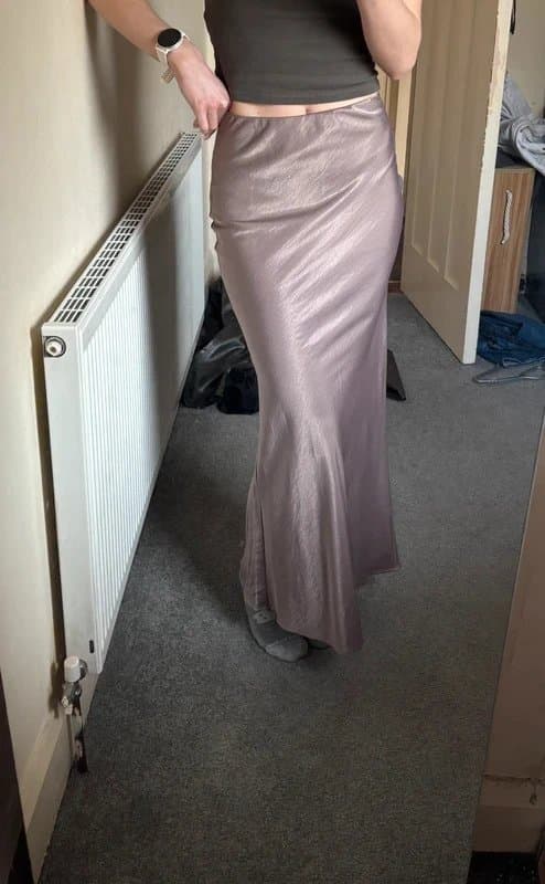New Look Satin Maxi Skirt