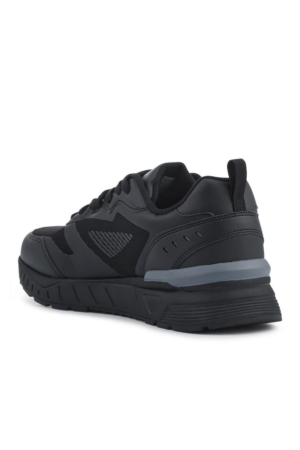 Pavers Pavers Men's Extra-Wide Chunky Trainers in Black - 3