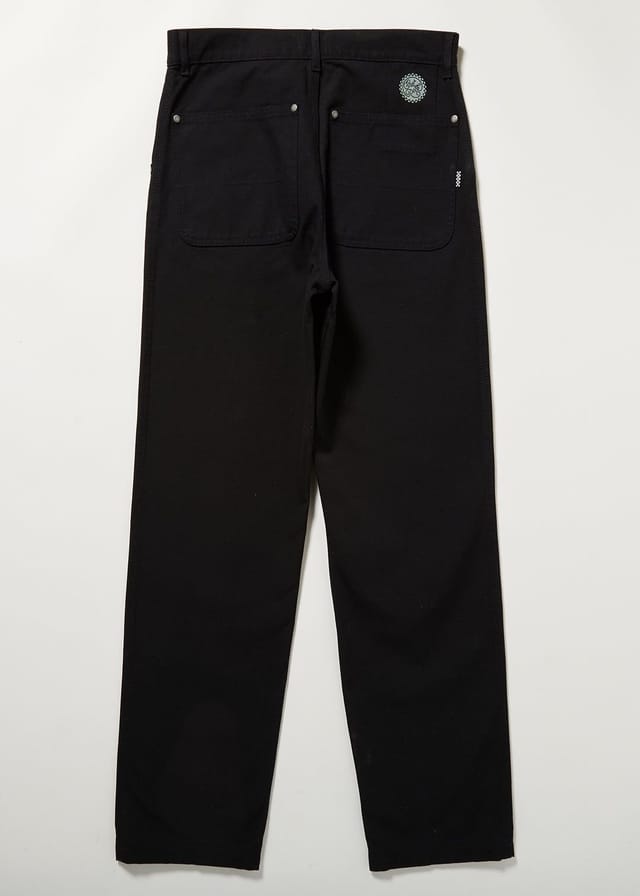 Chet Rock Chet Rock Men's Caleb Black Brown Slim Fit Work Pants 5 Pocket - 2