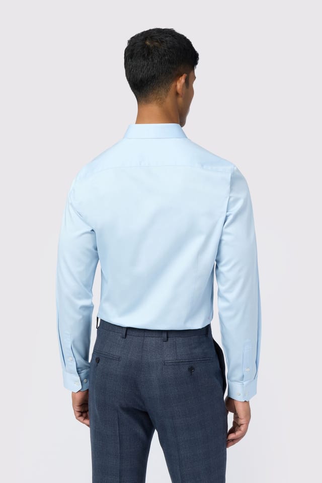 Ted Baker Ted Baker Men's Slim Fit Felix Stretch Shirt in Blue - 2