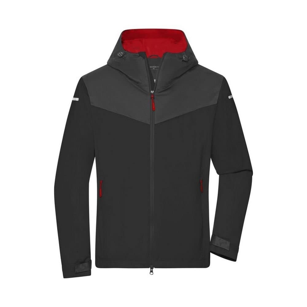 James and Nicholson James and Nicholson Men's All Weather Soft Shell Jacket in Black