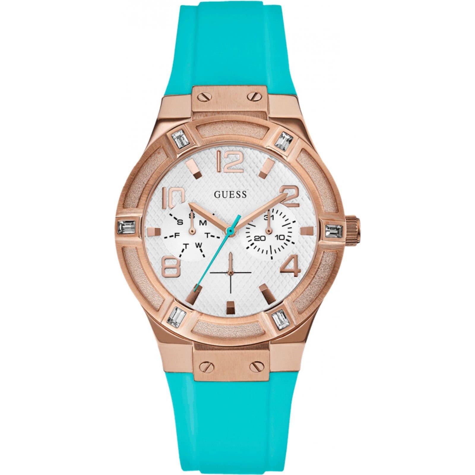 Guess Guess Women's W0564L3 39mm Quartz Watch in Blue