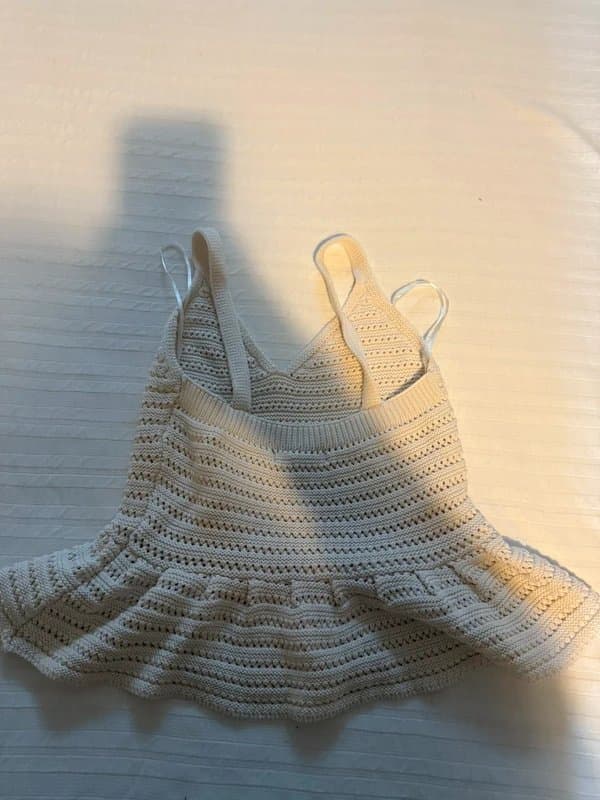 New Look New look white crochet top