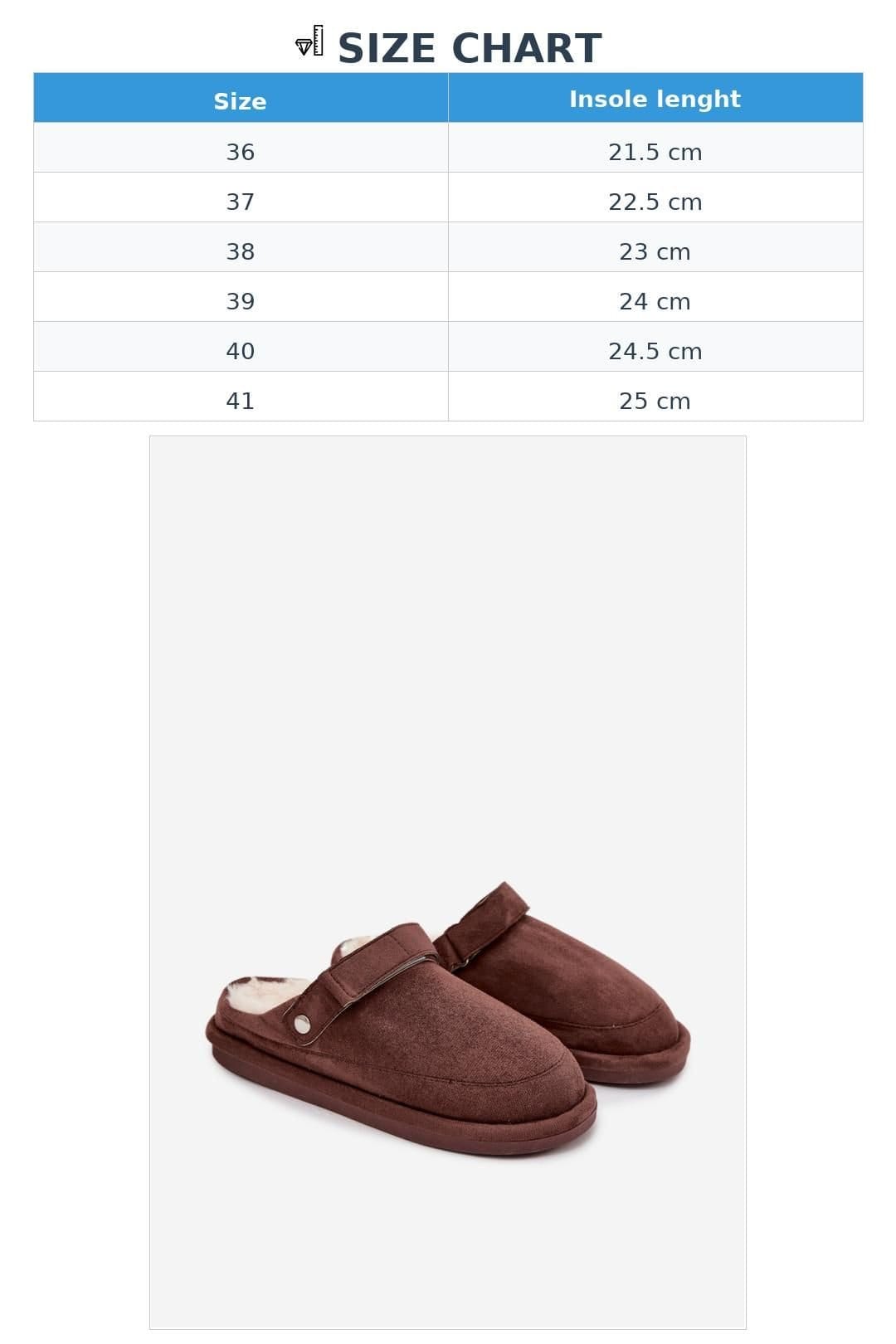 Love Lace Love Lace Women's Soft Faux Suede Fur Lined Rubber Sole Indoor Velcro Slippers in Brown - 4