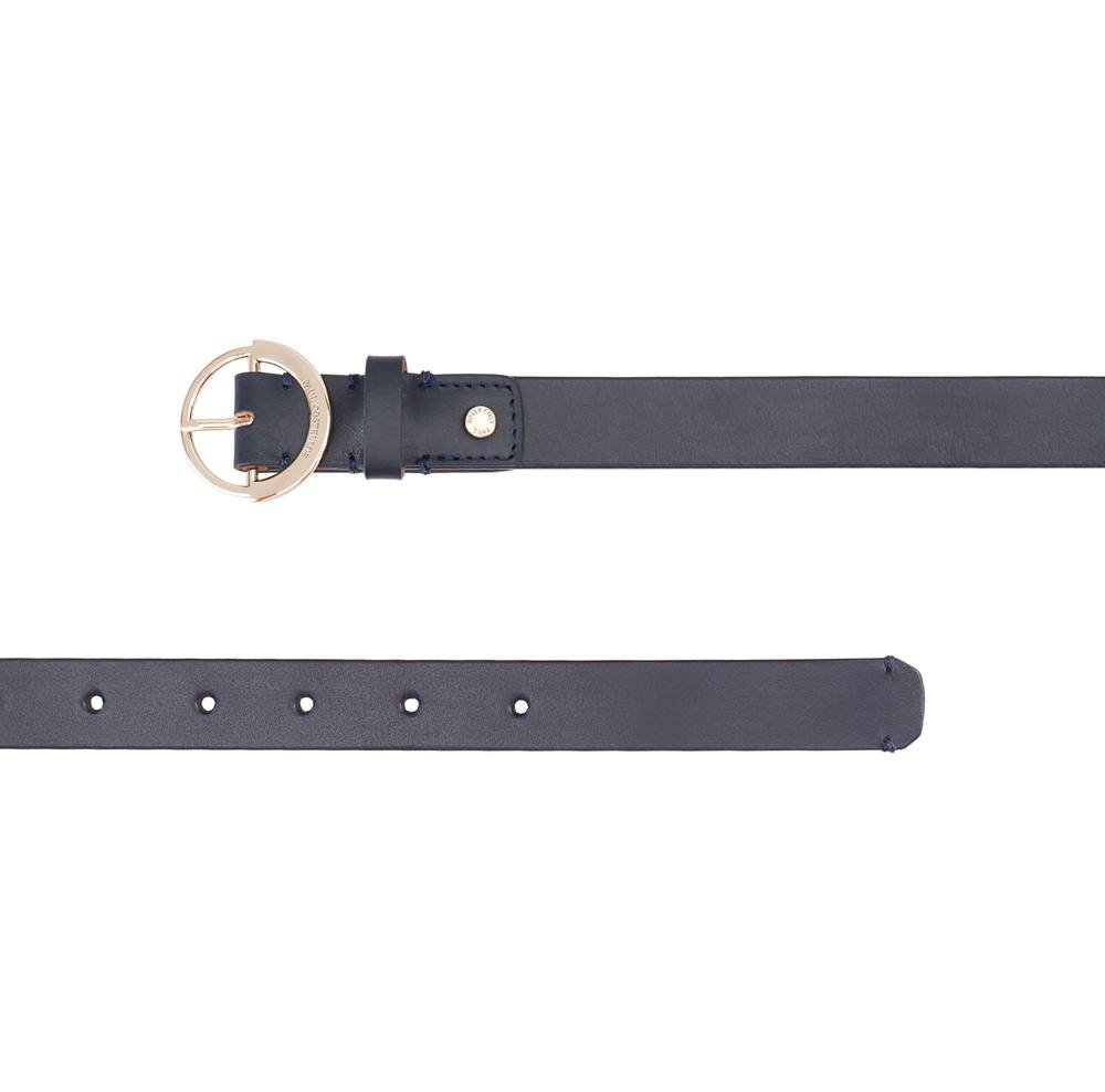 Paul Costelloe Paul Costelloe Women's Mathea Leather Belt in Navy - 2