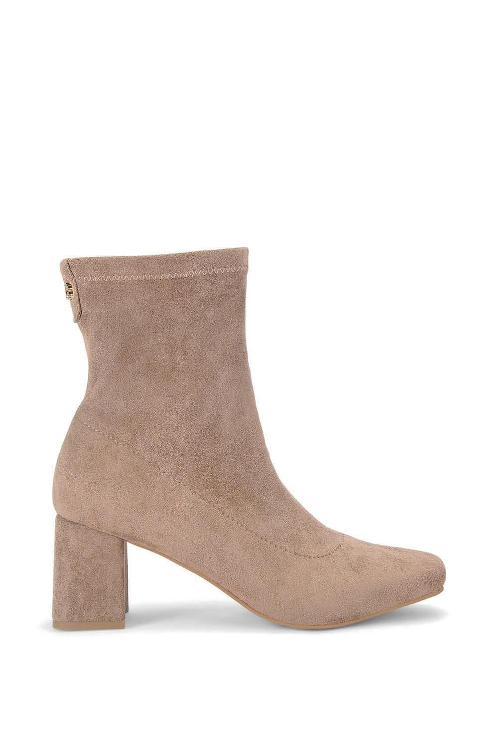 Carvela Carvela Women's 'Corsano Ankle' Fabric Boots in Taupe