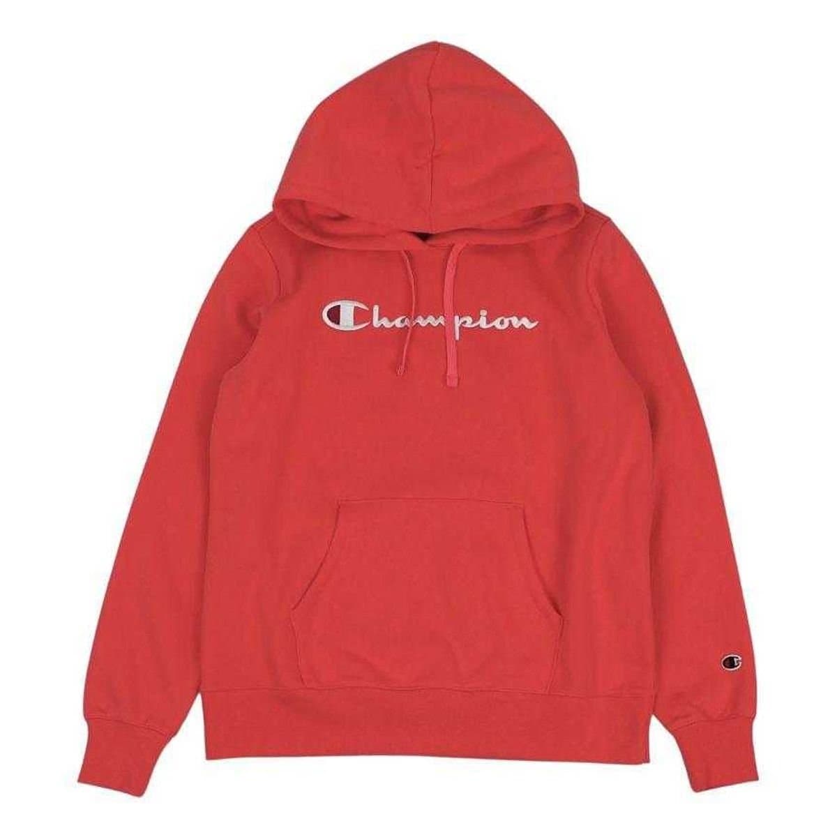 Champion Champion Women's Large Logo Hoodie in Red