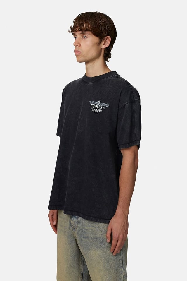 Good For Nothing Good For Nothing Men's Relaxed Fit Graphic Tee in Black - 3