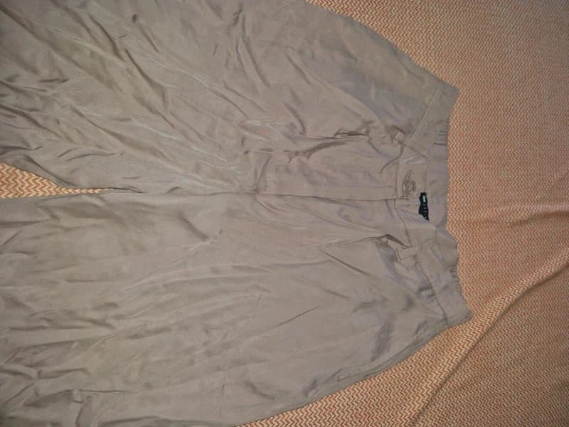 ASOS Design Size 10 dusky pink asos wide leg trousers (needs an iron)