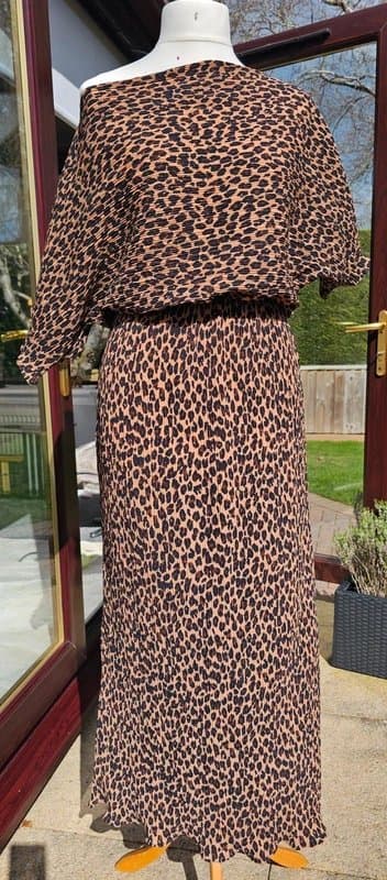 Never Fully Dressed Never fully dressed  Leopard Tilly dress size Large 16/18