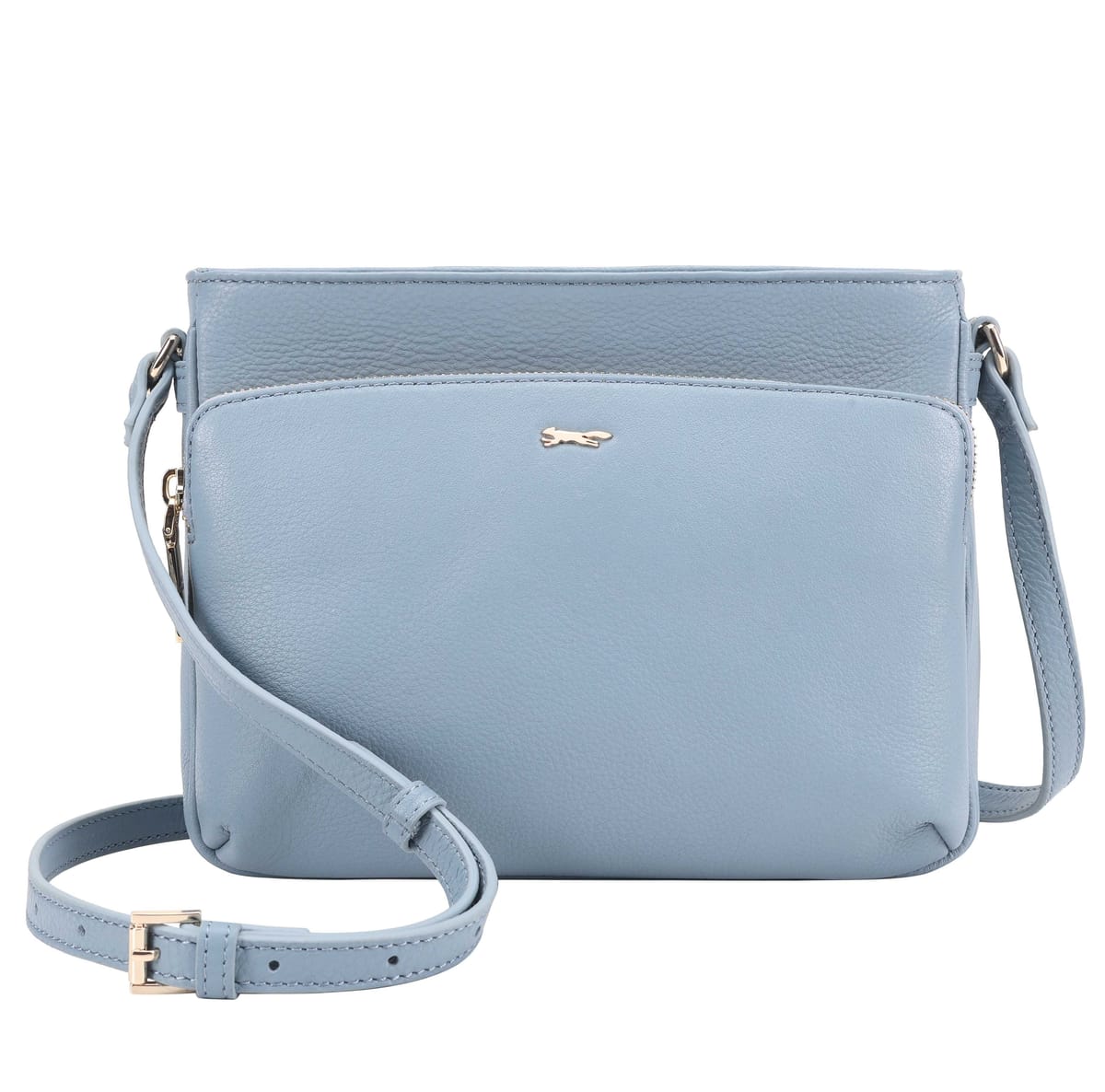 Paul Costelloe Paul Costelloe Women's Loudias Leather Cross Body Bag in Blue - 1
