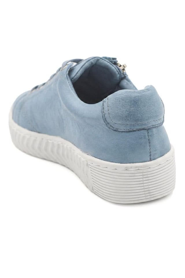 Pavers Pavers Women's Casual Leather Trainers in Blue - 3