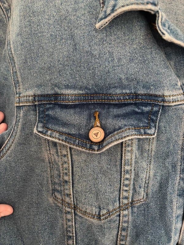 ASOS ASOS Men’s Light Wash Denim Jacket Size Large