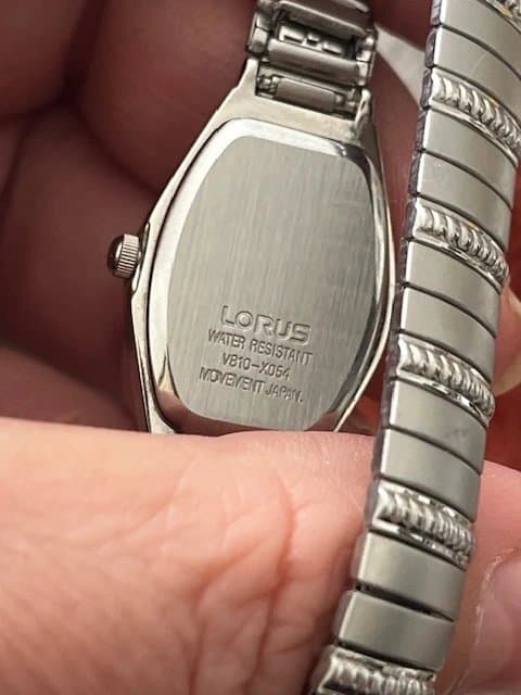 Lorus Lorus Y2K Silver Tonneau Watch Minimalist Retro 90s Quartz Ladies