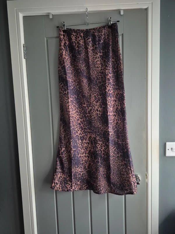 ASOS Design Leopard print maxi skirt from Asos Design