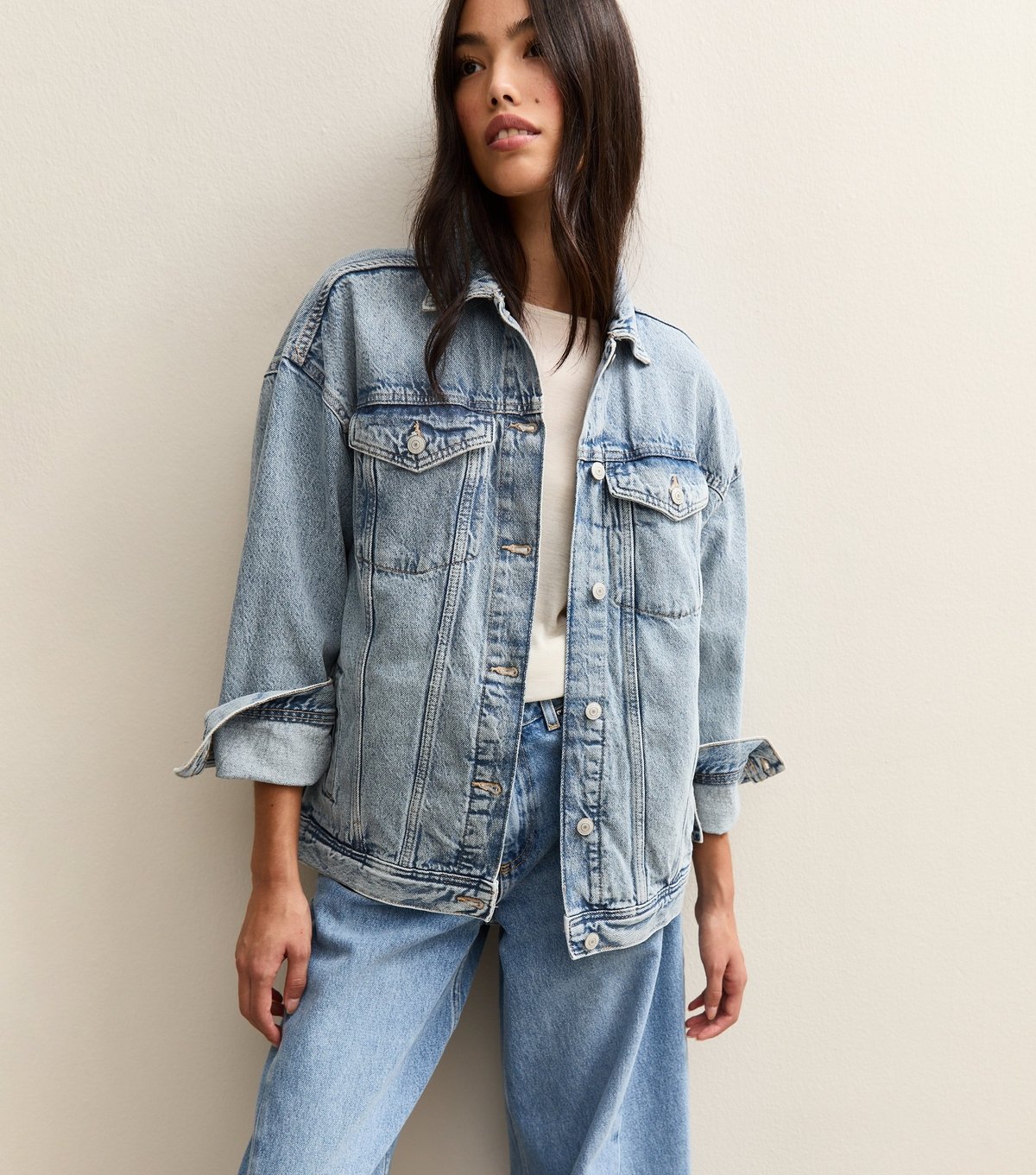 New Look Women's Blue Oversized Denim Jacket New Look - 2
